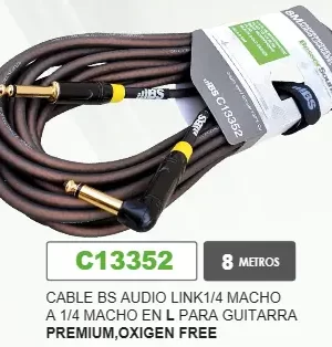 CABLE BESSER SOUND C13352 DE 1/4 A 1/4 EN L