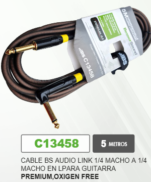 CABLE BESSER SOUND C13458 DE 1/4 A 1/4 L